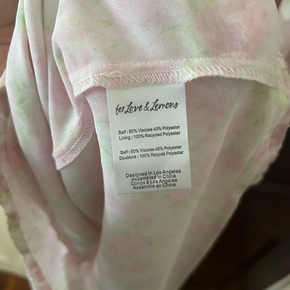 For Love And Lemons Fallen Roses romantic maxi dress - Picture 6 of 8